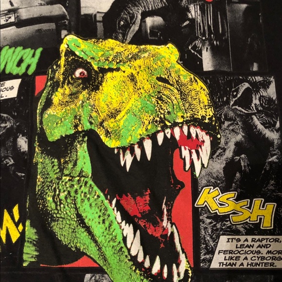 Little Boys Jurassic Park T- Rex Tee - Picture 4 of 4